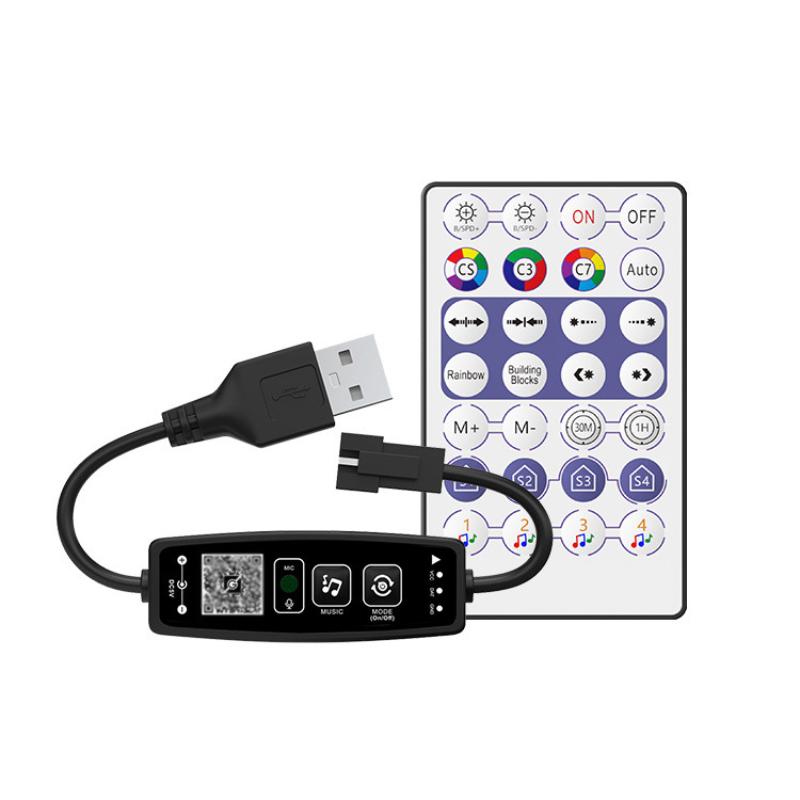 Ws2812B Strip 5V - Kontroler LED WS2812B Bluetooth z funkcją