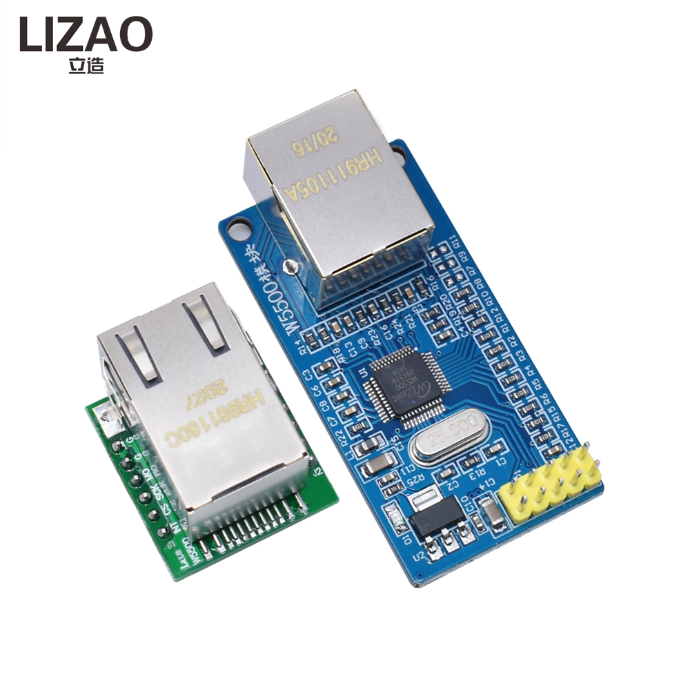 Ethernet W5500 - Moduł sieci Ethernet LIZAO W5500, płytka