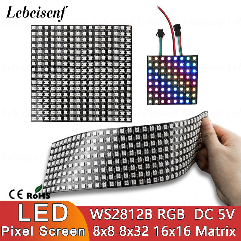 Ekran LED z cyfrowymi pikselam – Ws2812B recenzja i cena