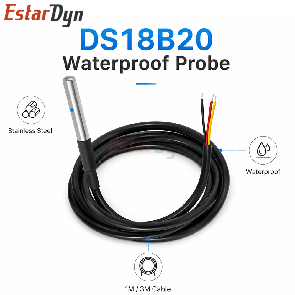 Estardyn DS18B20 Wodoodporny C – Ds18B20 recenzja i cena