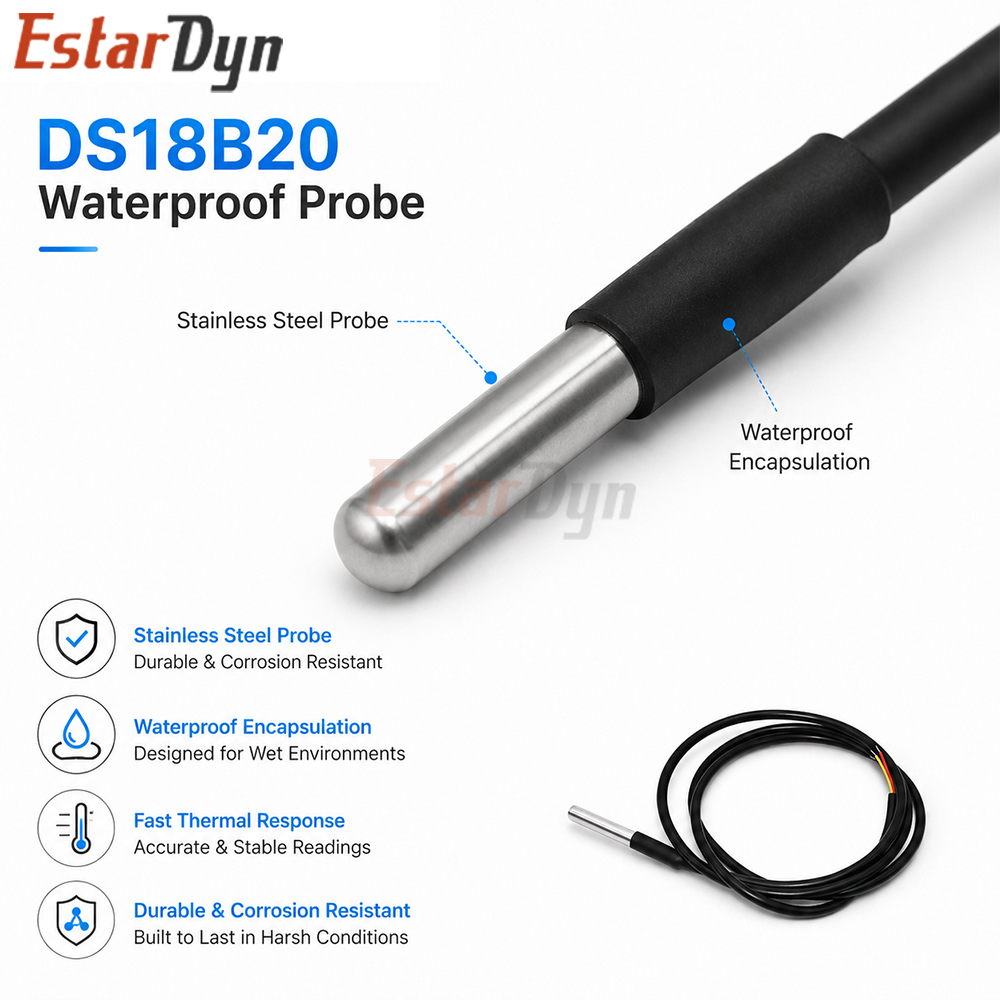 Estardyn DS18B20 Wodoodporny C – Ds18B20 recenzja i cena