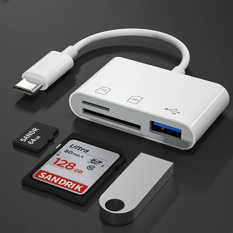 3 w 1: adapter USB-C do USB-C, – Sd Card Module recenzja i cena