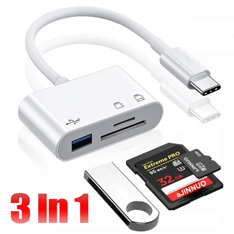 3 w 1: adapter USB-C do USB-C, – Sd Card Module recenzja i cena