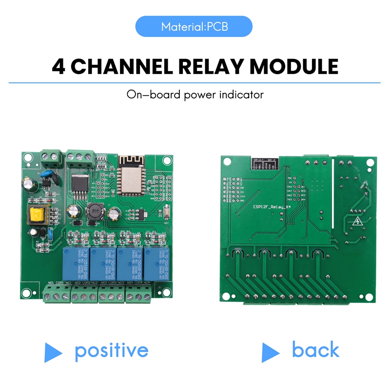 Moduł przekaźnikowy ESP8266 Wi – Relay Module 4 Channel recenzja i cena