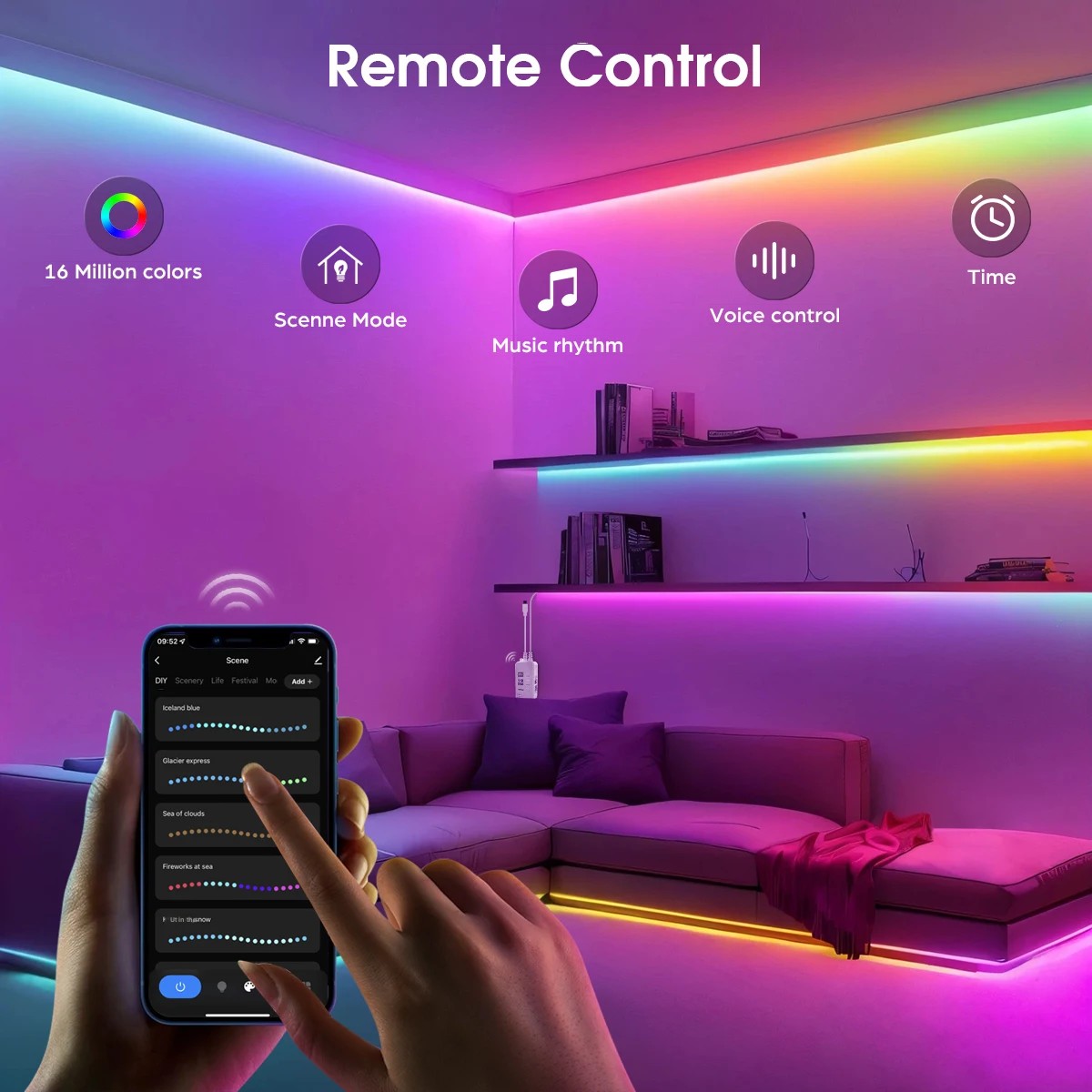 Inteligentna taśma LED Smart T – Ws2812B Strip 5V recenzja i cena