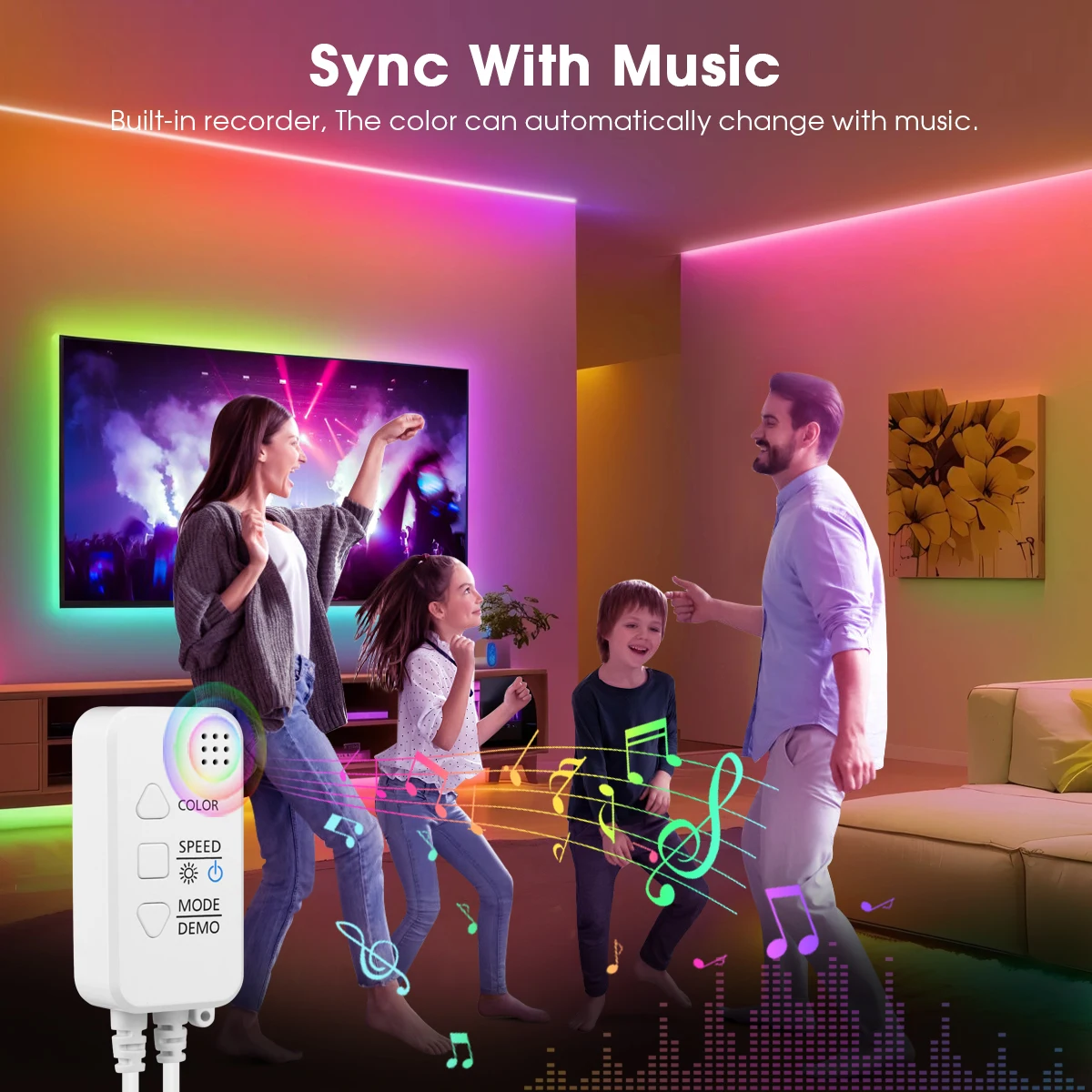 Inteligentna taśma LED Smart T – Ws2812B Strip 5V recenzja i cena