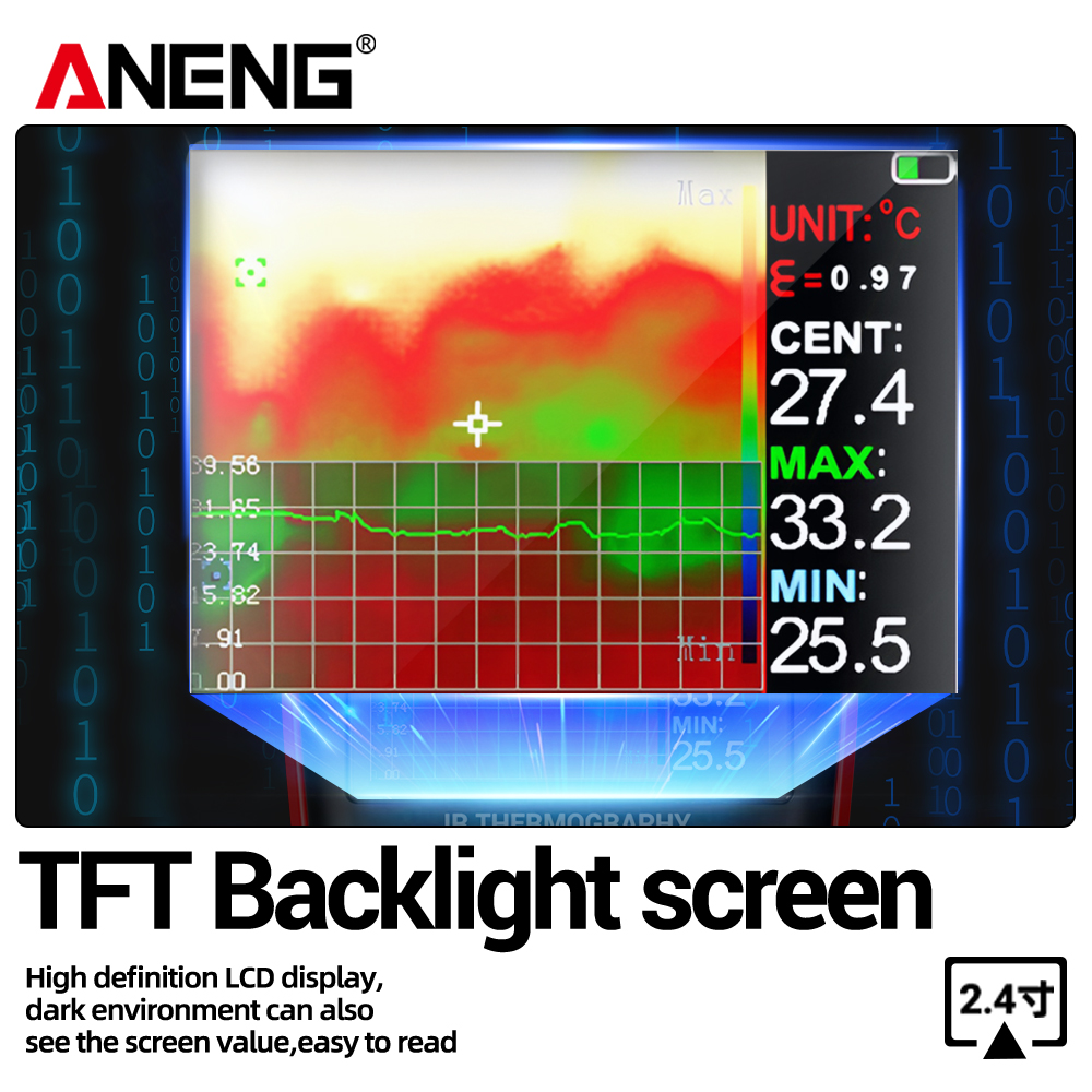 ANENG Termowizyjny Multimetr z – Tft Display 2.4 recenzja i cena