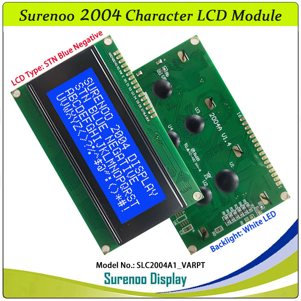 Surenoo 204 20X4 2004 znakowy  – Lcd 1602 recenzja i cena